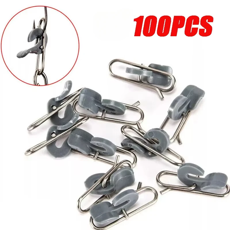 100Pcs Hookbait Release Clips High Imp Breakaway Sea Fishing Impact Bait Clip Outdoor Fishing Hook Decoupling Swivel Shank Clip
100Pcs Hookbait Release Clips High Imp Breakaway Sea Fishing Impact Bait Clip Outdoor Fishing Hook Decoupling Swivel Shank Clip