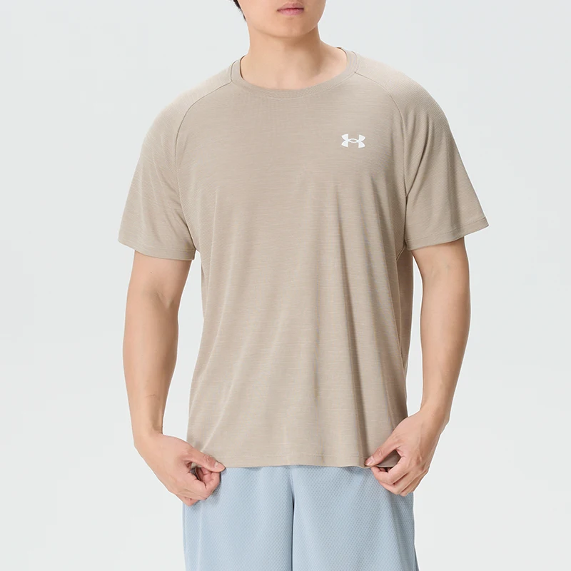 Under Armour T-Shirt Men's Sportswear Fashionable Short-Sleeved Breathable Running Fitness Training Round Neck Top 1382796-203
Under Armour T-Shirt Men's Sportswear Fashionable Short-Sleeved Breathable Running Fitness Training Round Neck Top 1382796-203