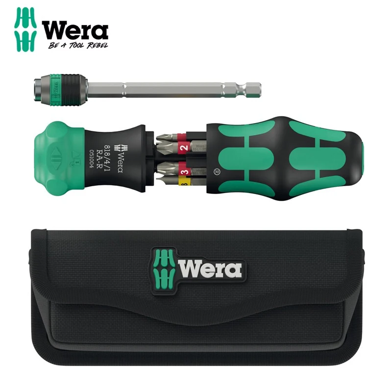 WERA 05051515001 Kraftform Kompakt 25 RA-R With Pouch 6 PCS Fast Working Quick Change Portable Telescopic Handle
WERA 05051515001 Kraftform Kompakt 25 RA-R With Pouch 6 PCS Fast Working Quick Change Portable Telescopic Handle
