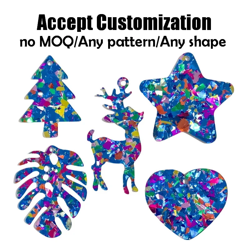 10pcs/lot Customize Acrylic Laser christmas tree Deer love star charms for Earrings Keychian Pendant jewelry making
10pcs/lot Customize Acrylic Laser christmas tree Deer love star charms for Earrings Keychian Pendant jewelry making