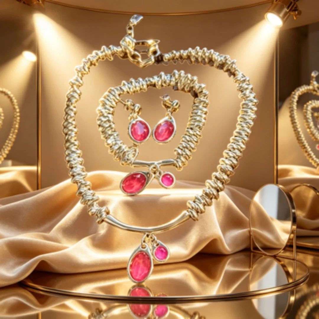 2026 Summer New Product Sales Bright Transparent Pink Crystal Series Women's Gift Jewelry Set
2026 Summer New Product Sales Bright Transparent Pink Crystal Series Women's Gift Jewelry Set