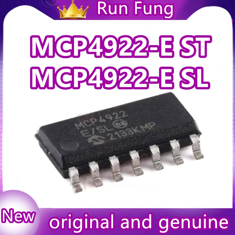 5PCS/LOT MCP4922 MCP4922-E/ST MCP4922-E/SL SOP14 100% New Original in stock
5PCS/LOT MCP4922 MCP4922-E/ST MCP4922-E/SL SOP14 100% New Original in stock