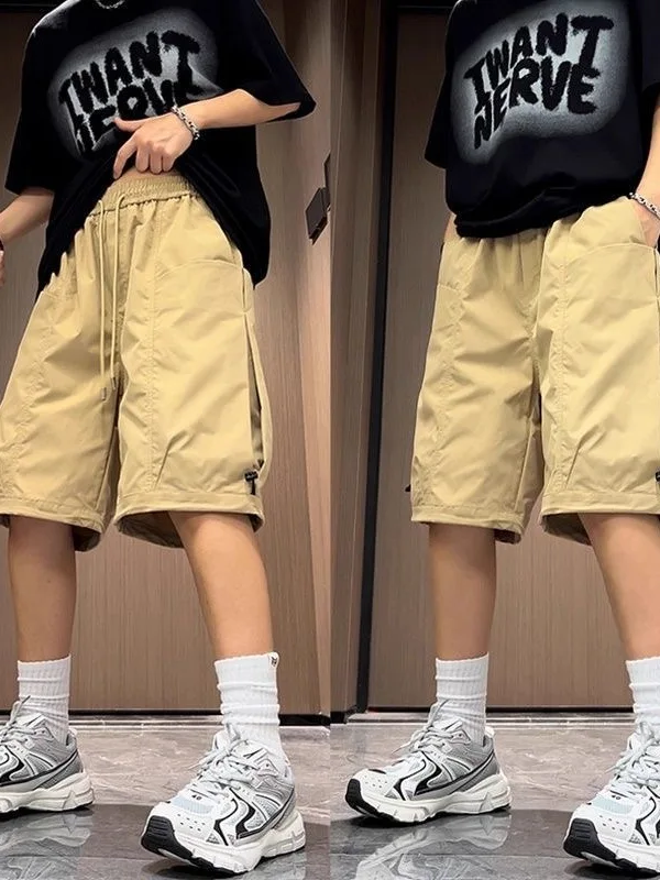 Summer Thin American Trendy Brand Big Pocket Workwear Shorts Men Loose Wide Leg Casual Sports Five-Quarter Mid-Pants
Summer Thin American Trendy Brand Big Pocket Workwear Shorts Men Loose Wide Leg Casual Sports Five-Quarter Mid-Pants