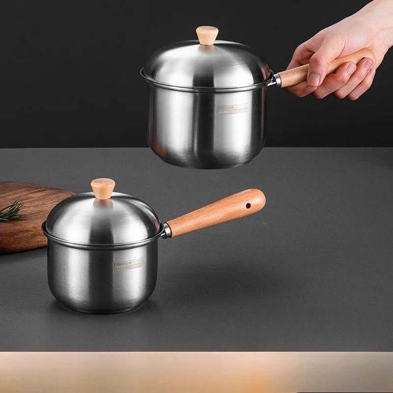 Кастрюля из нержавеющей стали 304, толстостенная, для молока, лапши быстрого приготовления, бытовая, с деревянной ручкой, для общежития, маленькая, для супа
Кастрюля из нержавеющей стали 304, толстостенная, для молока, лапши быстрого приготовления, бытовая, с деревянной ручкой, для общежития, маленькая, для супа