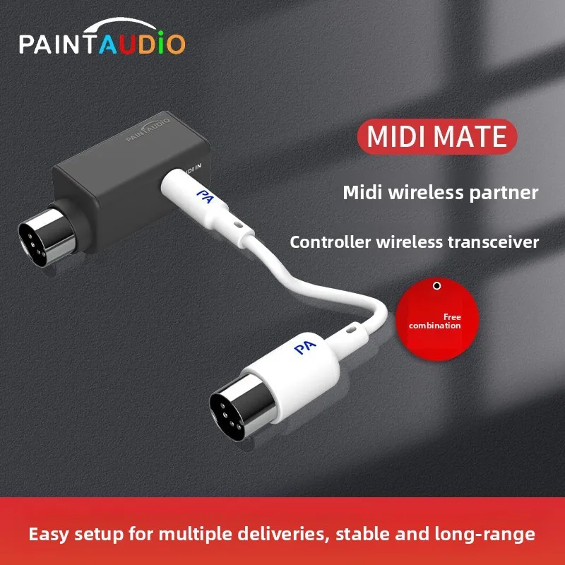 PaintAudio MIDI MATE Controller Wireless Receiver Transmitter Electric Blowpipe with USB-MIDI Available
PaintAudio MIDI MATE Controller Wireless Receiver Transmitter Electric Blowpipe with USB-MIDI Available