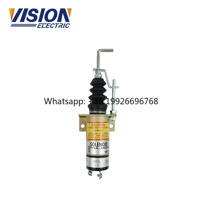 Fuel Shutoff Solenoid 12V 24V 1502 SA-3405T for Diesel Engine Stop Solenoid Switch
Fuel Shutoff Solenoid 12V 24V 1502 SA-3405T for Diesel Engine Stop Solenoid Switch
