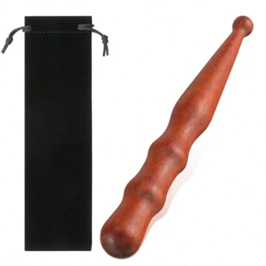 Sandalwood Acupoint Massage Pen Acupuncture Pen Traditional Wooden Acupressure Stick Reflexology Tool Gua Sha Scraping Board Trigger Point Massager For Wood Body Hand Foot Waist Calf Leg Relaxing
Sandalwood Acupoint Massage Pen Acupuncture Pen Traditional Wooden Acupressure Stick Reflexology Tool Gua Sha Scraping Board Trigger Point Massager For Wood Body Hand Foot Waist Calf Leg Relaxing
