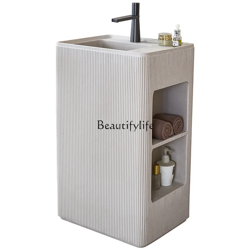 FG-*Wabi Sand Cream Wind Bathroom Cabinet Column Basin Floor Type Integrated Storage
FG-*Wabi Sand Cream Wind Bathroom Cabinet Column Basin Floor Type Integrated Storage