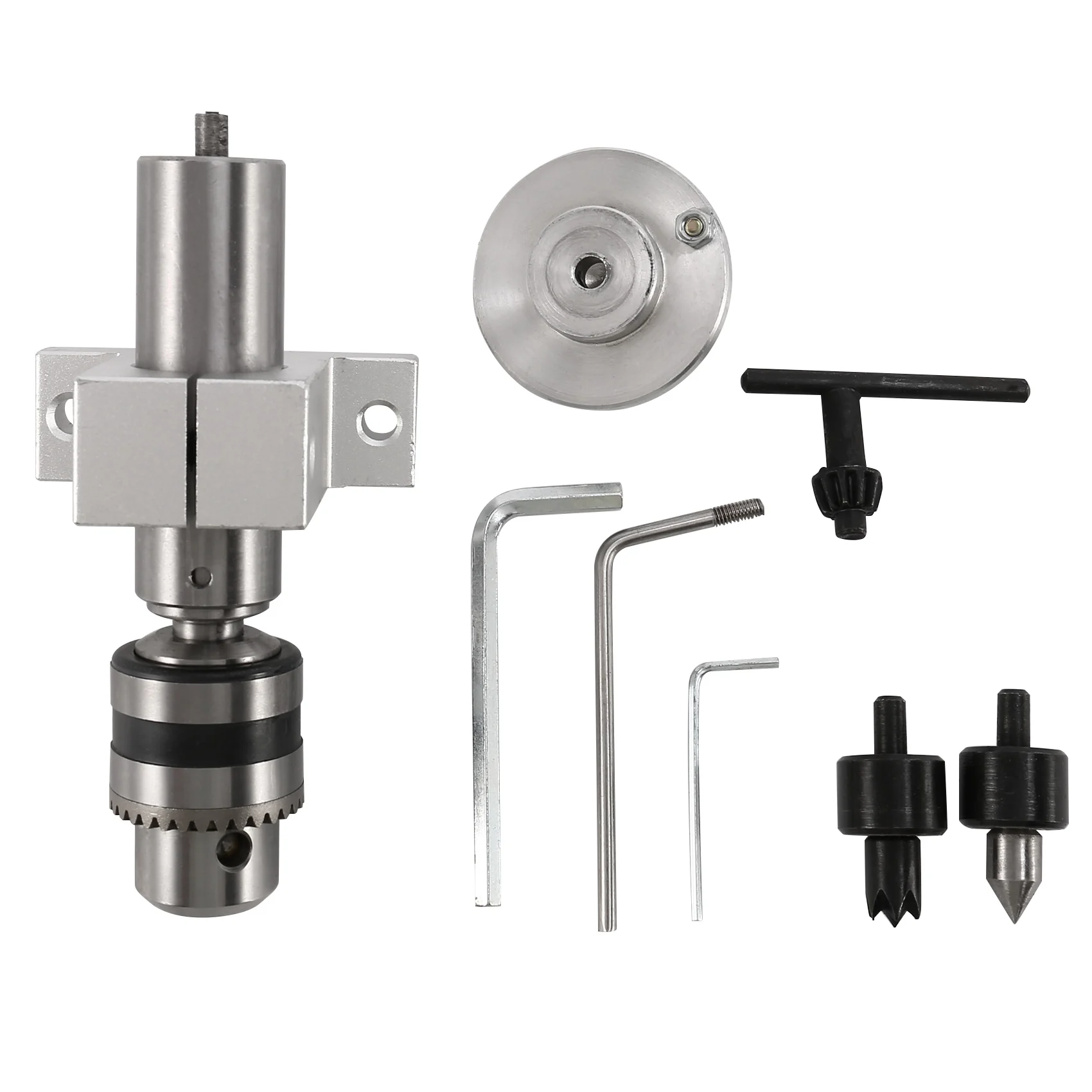 New Multifunction Drilling Tailstock Live Center With Claw For Mini Lathe Machine Revolving Centre DIY Accessories Woodworking
New Multifunction Drilling Tailstock Live Center With Claw For Mini Lathe Machine Revolving Centre DIY Accessories Woodworking