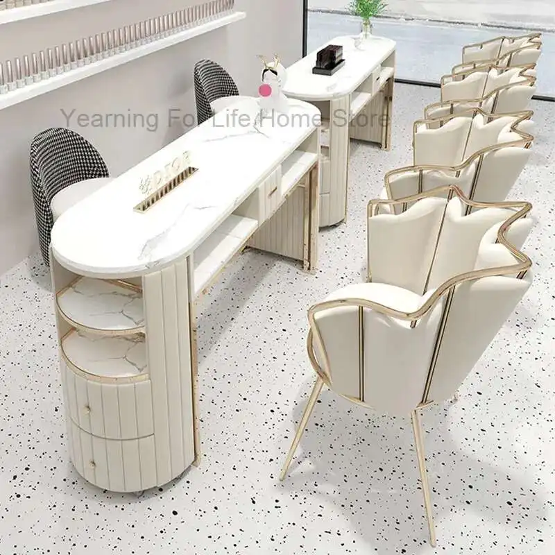 Stores Display Nail Tables Luxury Nordic Cute Makeup Modern Nail Tables Salon Minimalist Craft Nageltisch Commercial Furniture
Stores Display Nail Tables Luxury Nordic Cute Makeup Modern Nail Tables Salon Minimalist Craft Nageltisch Commercial Furniture