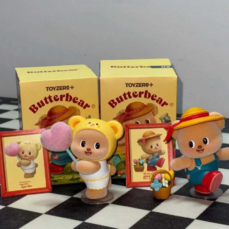 Подлинная серия Butterbear Sweet Life, плюшевая кукла, слепая коробка, фигурка, флокированные фигурки, загадочная коробка, настольные подарки по индивидуальному заказу
Подлинная серия Butterbear Sweet Life, плюшевая кукла, слепая коробка, фигурка, флокированные фигурки, загадочная коробка, настольные подарки по индивидуальному заказу