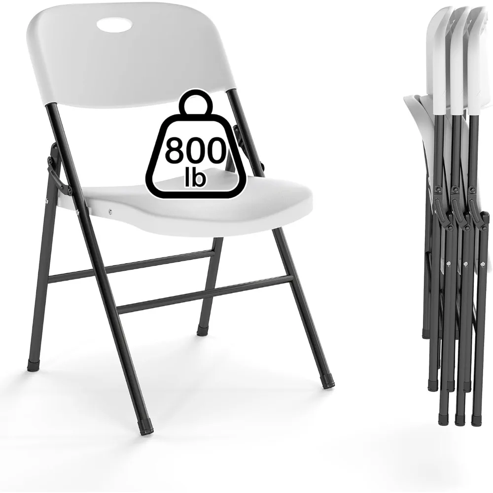 4 Pack Folding Chair, 800 Weight Limit Heavy Duty Plastic Folding Chair Portable Seating for Indoor Outdoor Events, Wedding, Par
4 Pack Folding Chair, 800 Weight Limit Heavy Duty Plastic Folding Chair Portable Seating for Indoor Outdoor Events, Wedding, Par