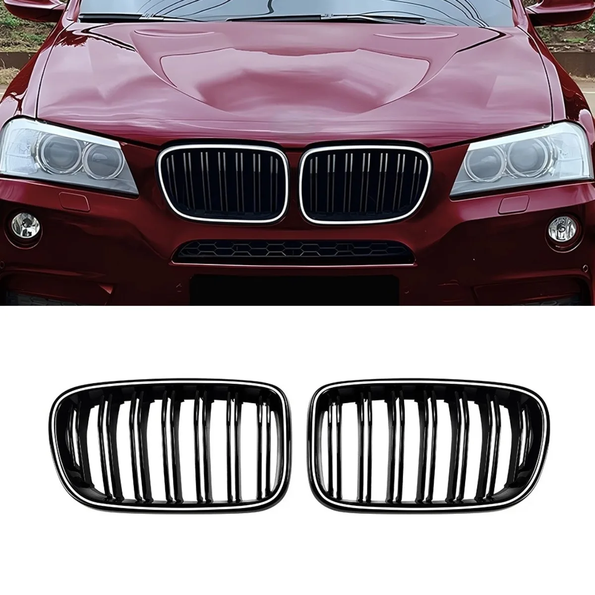 For BMW X3 F25 2011-2013 Car LED Bumper Grill Racing Grille Body Kit LED Front Bumper Grill Exterior Part
For BMW X3 F25 2011-2013 Car LED Bumper Grill Racing Grille Body Kit LED Front Bumper Grill Exterior Part