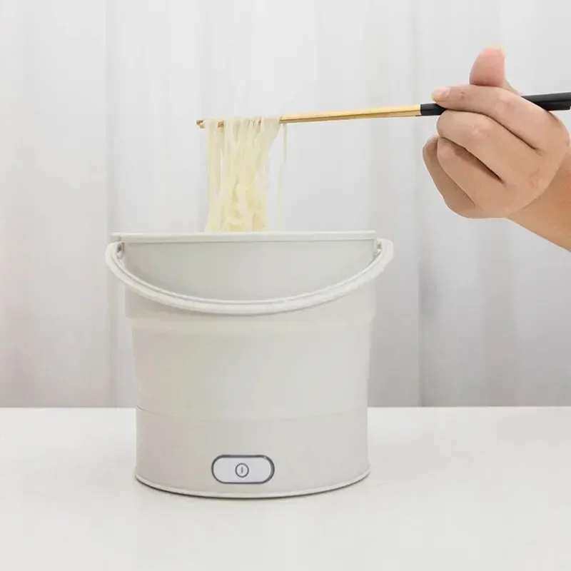 Portable Foldable Silicone Pot 110/220V Multifunction Hot Pot Food Steamer Cooking Machine for Dormitory Noodle Cooker for Trave 
Portable Foldable Silicone Pot 110/220V Multifunction Hot Pot Food Steamer Cooking Machine for Dormitory Noodle Cooker for Trave