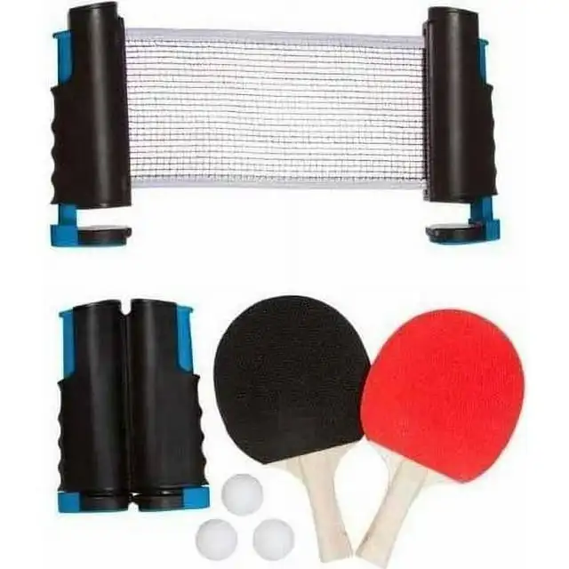 Juego de Mesa y Tenis en Cualquier Lugar con Remo y 3 Pelotas de Trademark Innovations (Azul)
Juego de Mesa y Tenis en Cualquier Lugar con Remo y 3 Pelotas de Trademark Innovations (Azul)