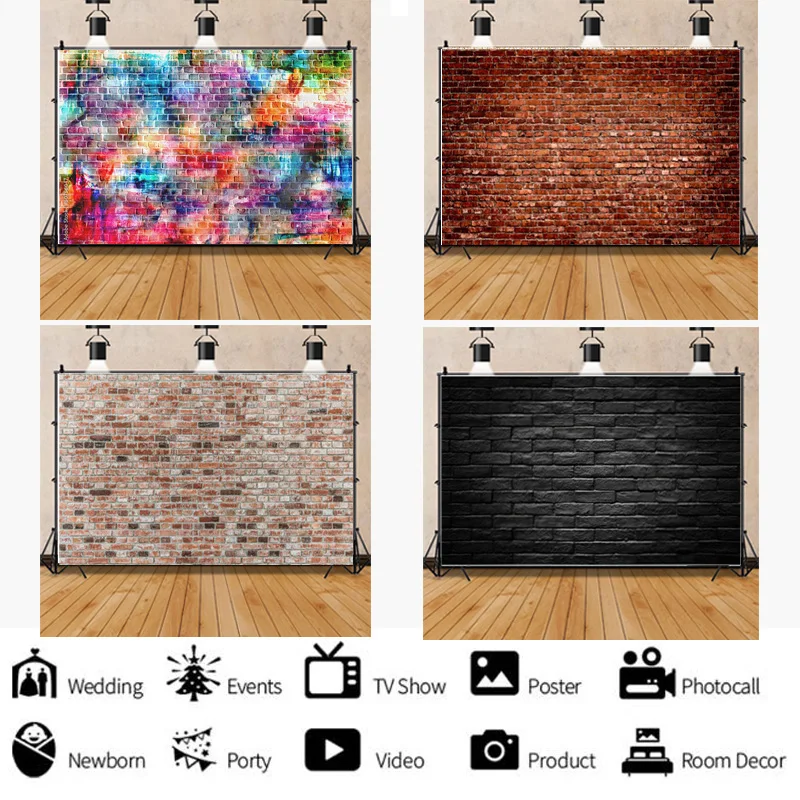 Texture Of a Perfect Black Brick Wall With Cracks And Defects Photography Background Portrait Photo Studio Backdrops Prop QZ-01
Texture Of a Perfect Black Brick Wall With Cracks And Defects Photography Background Portrait Photo Studio Backdrops Prop QZ-01