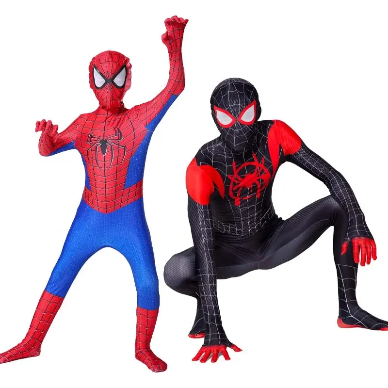 Good Quality Superhero Spider Man Costume Jumpsuit Miles Spiderman Halloween Cosplay Bodysuit Head Cover Separation Party Set
Good Quality Superhero Spider Man Costume Jumpsuit Miles Spiderman Halloween Cosplay Bodysuit Head Cover Separation Party Set