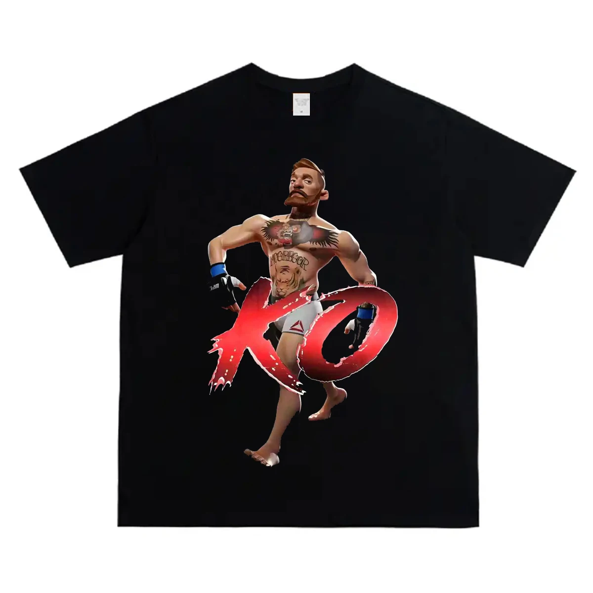 Connor Fighting Cartoon Fun KO Trend Star Scott Cotton Summer Men's and Women's Small Neckline Loose Crew Neck T-Shirt
Connor Fighting Cartoon Fun KO Trend Star Scott Cotton Summer Men's and Women's Small Neckline Loose Crew Neck T-Shirt