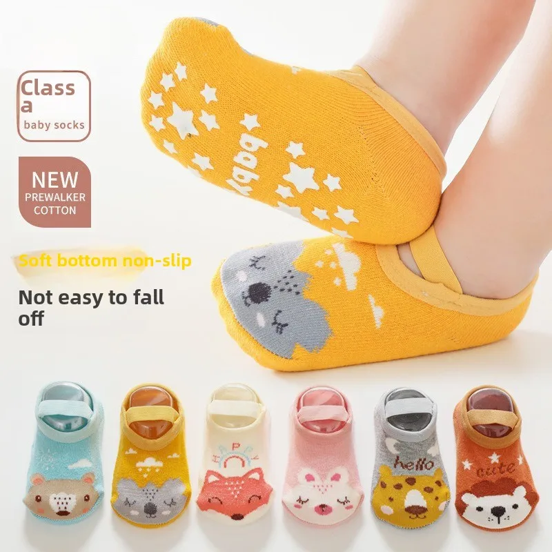 6pairs/0-3Years Newborn Baby Non Skid Anti Slip Socks Grip for Toddler Girls Boys Slipper Spring Autumn Cotton Print Kids Socks
6pairs/0-3Years Newborn Baby Non Skid Anti Slip Socks Grip for Toddler Girls Boys Slipper Spring Autumn Cotton Print Kids Socks