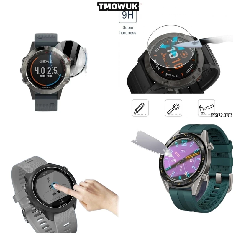 For Garmin Fenix 7 7S 7X Pro Anti-Scratch 9H Hardness HD Tempered Glass Screen Protector Smart Watch Film
For Garmin Fenix 7 7S 7X Pro Anti-Scratch 9H Hardness HD Tempered Glass Screen Protector Smart Watch Film