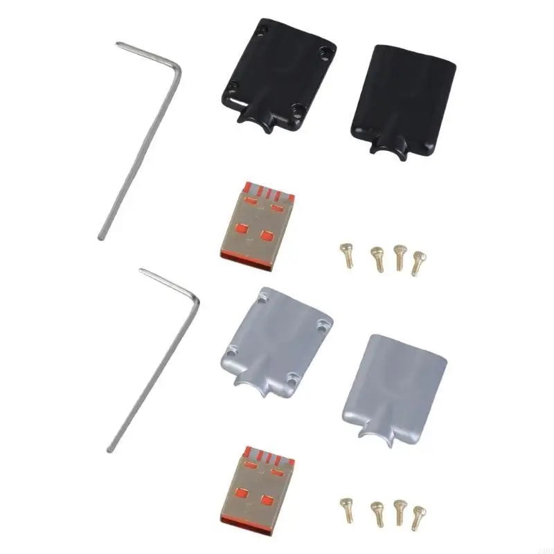 USB Male Housing Metal With Gold Plated Screws Suitable For Data Cable Replace 24BB
USB Male Housing Metal With Gold Plated Screws Suitable For Data Cable Replace 24BB