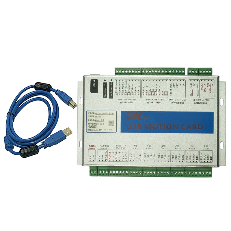 Original XHC MK6 2mhz 6axis CNC Mach3 Ethernet Motion Control Card USB Port For CNC Router Machine CNC Standard Board MK3 MK4
Original XHC MK6 2mhz 6axis CNC Mach3 Ethernet Motion Control Card USB Port For CNC Router Machine CNC Standard Board MK3 MK4
