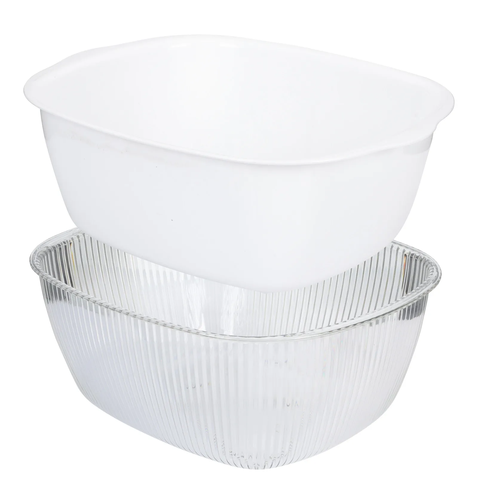 1Set Double-Layer Fruit and Vegetable Wash Basket Heavy Duty Drain Basket with Detachable Design Kitchen Gadget for Easy Storage
1Set Double-Layer Fruit and Vegetable Wash Basket Heavy Duty Drain Basket with Detachable Design Kitchen Gadget for Easy Storage