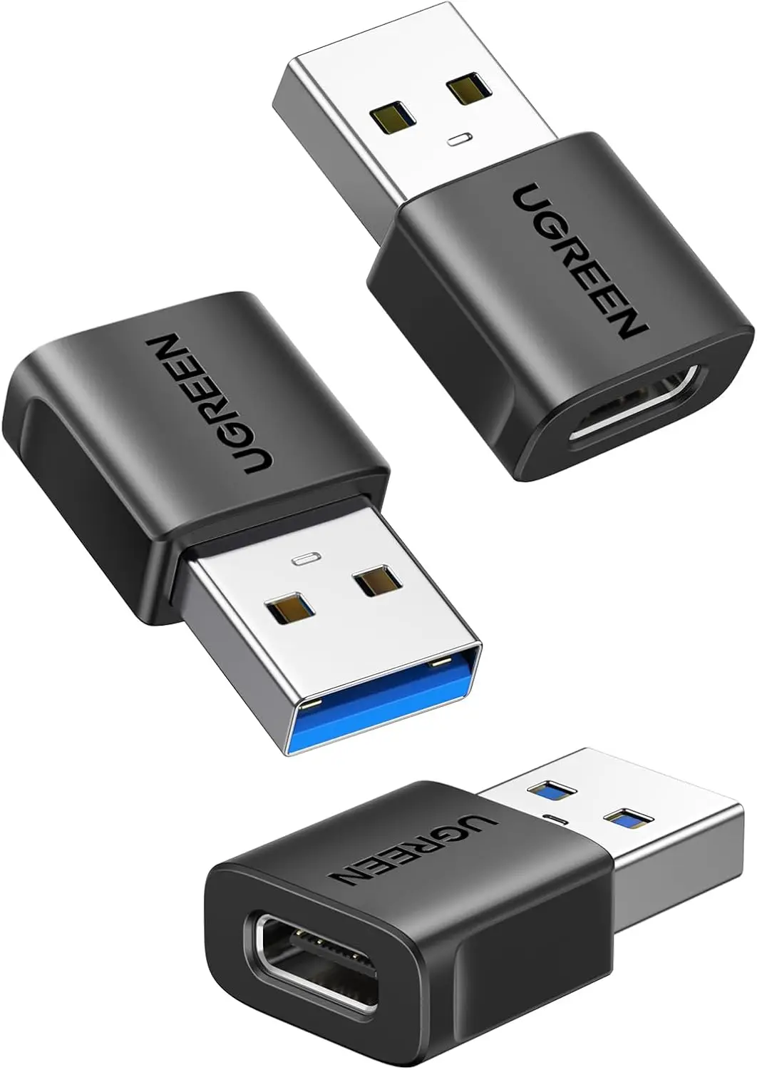 USB to USB C Adapter 3Pack, USB C Female to USB Male 10Gbps Type C Converter for iPhone 17 16 15 14 13 Plus Pro Max, iPad Air Mini 6 7, Samsung Galaxy S23 S24, Black
USB to USB C Adapter 3Pack, USB C Female to USB Male 10Gbps Type C Converter for iPhone 17 16 15 14 13 Plus Pro Max, iPad Air Mini 6 7, Samsung Galaxy S23 S24, Black
