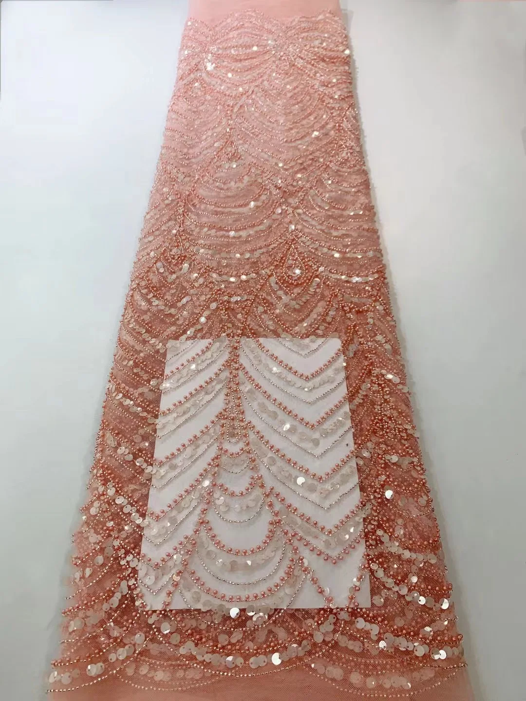 African Lace Fabric 2024 Handmade Beaded Lace Fabric France Sequins Nigerian Embroidery Bridal Mesh Lace Fabric for Sewing
African Lace Fabric 2024 Handmade Beaded Lace Fabric France Sequins Nigerian Embroidery Bridal Mesh Lace Fabric for Sewing
