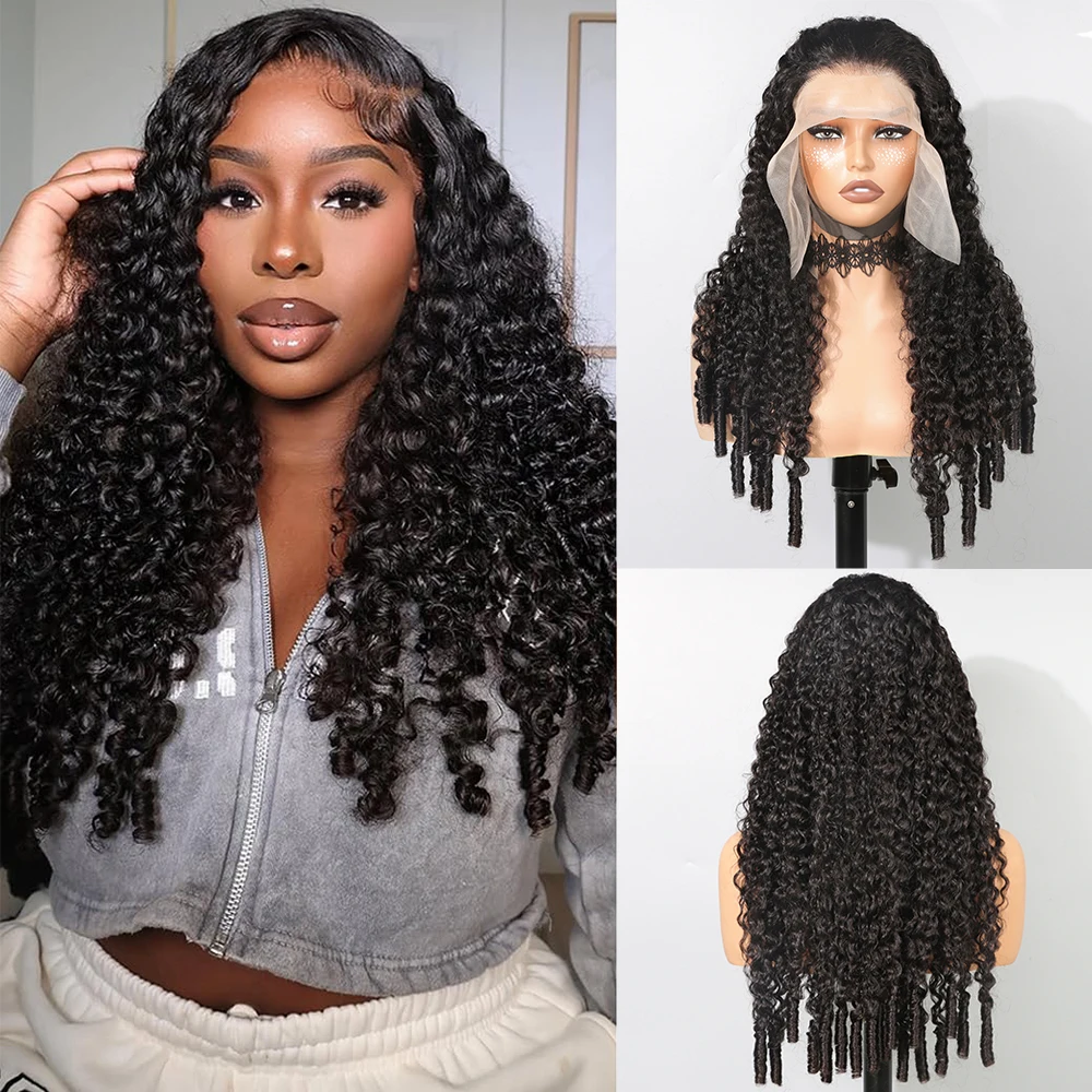 13x6 Lace Front Wigs Human Hair Burmese Curly Deep Water Wave Pre Plucked HD Lace Frontal 100% Human Hair Wigs with Spiral End
13x6 Lace Front Wigs Human Hair Burmese Curly Deep Water Wave Pre Plucked HD Lace Frontal 100% Human Hair Wigs with Spiral End