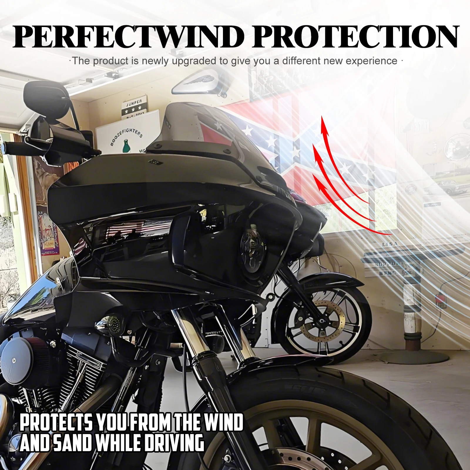 Motorcycle Headlight Fairing Windshield Windscreen Deflector Cover Fit For Harley Dyna 2006-2017 Low Rider FXDF FLD FXDB FXDL
Motorcycle Headlight Fairing Windshield Windscreen Deflector Cover Fit For Harley Dyna 2006-2017 Low Rider FXDF FLD FXDB FXDL
