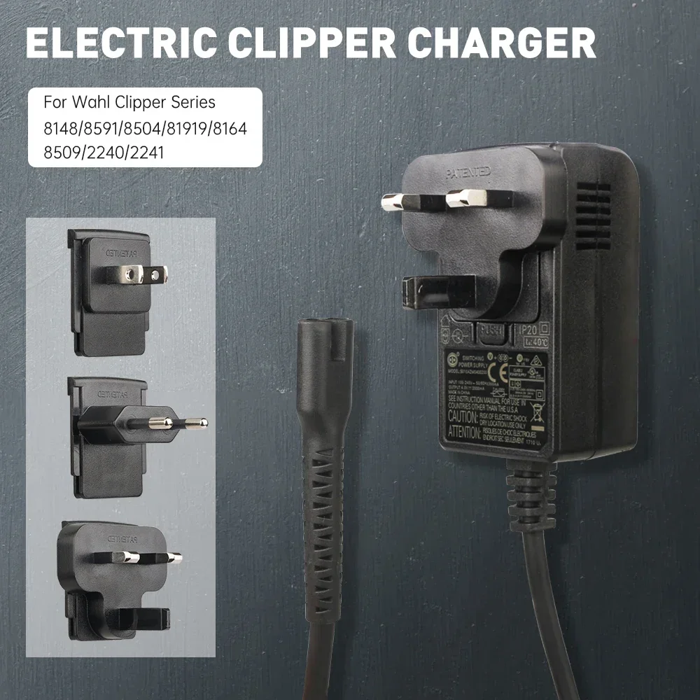 Barbershop Hair Clipper Charger US/EU/UK Plug Fast Charging Socket Device Barber Charger For Wahl Senior Cordless Hair Clippers
Barbershop Hair Clipper Charger US/EU/UK Plug Fast Charging Socket Device Barber Charger For Wahl Senior Cordless Hair Clippers