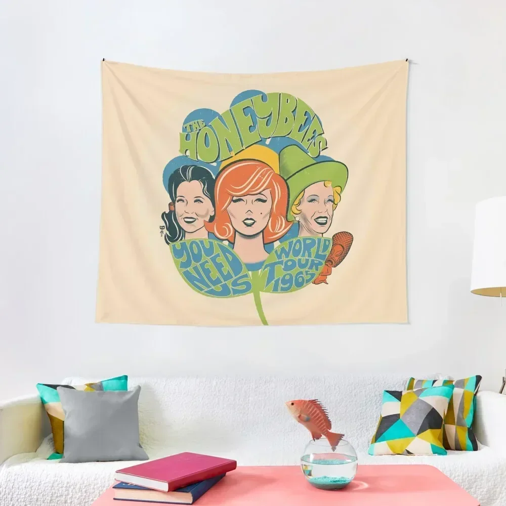 The Honeybees World Tour 1965 - faded version Tapestry Aesthetic Decoration Wall Decorations Cute Room Things Wallpaper Tapestry
The Honeybees World Tour 1965 - faded version Tapestry Aesthetic Decoration Wall Decorations Cute Room Things Wallpaper Tapestry