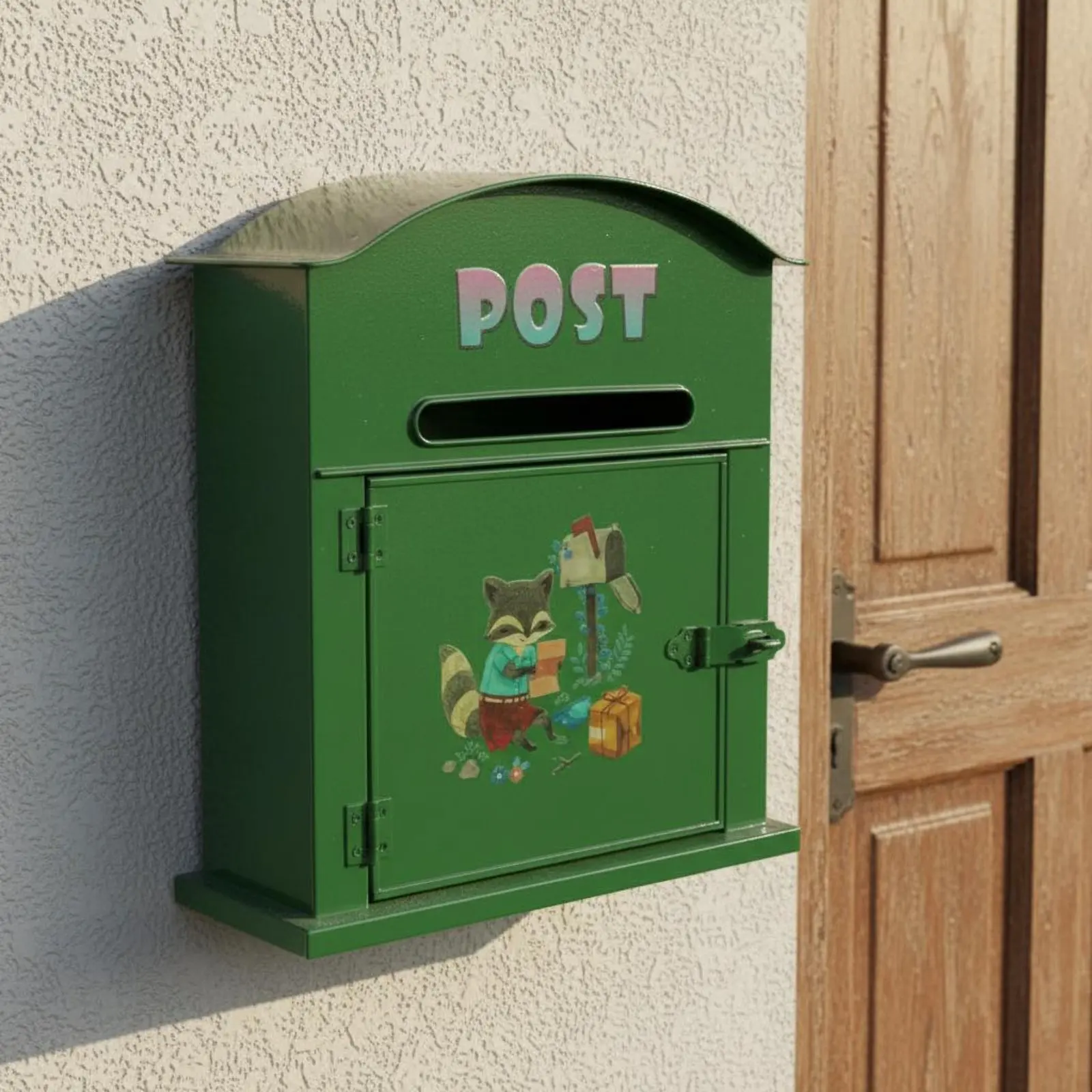 Animal Mailbox Decorative Green Mailbox Metal Letterbox Outdoor Mail Storage
Animal Mailbox Decorative Green Mailbox Metal Letterbox Outdoor Mail Storage