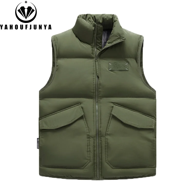 Men Winter Sleeveless Outdoors Warm Stand-up Collar Vest Men Autumn Casual Fashion Windproof Vest Male Waistcoat Brand Clothing
Men Winter Sleeveless Outdoors Warm Stand-up Collar Vest Men Autumn Casual Fashion Windproof Vest Male Waistcoat Brand Clothing