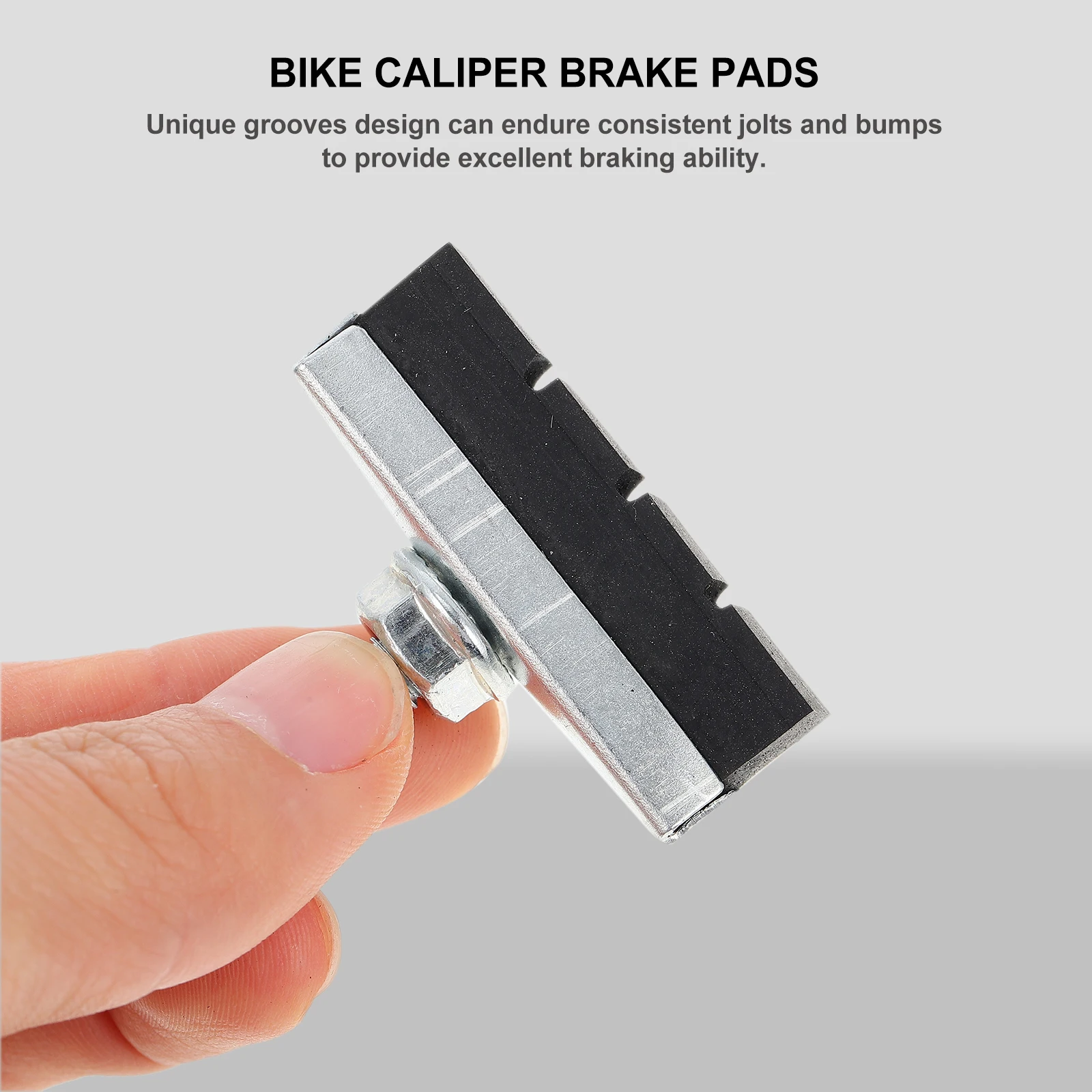 10pcs Bike Brake Pads Rubber Metal Dual Compound Caliper Rim Drainage Grooves Dirt Resistant Motorcycle Brake Parts
10pcs Bike Brake Pads Rubber Metal Dual Compound Caliper Rim Drainage Grooves Dirt Resistant Motorcycle Brake Parts