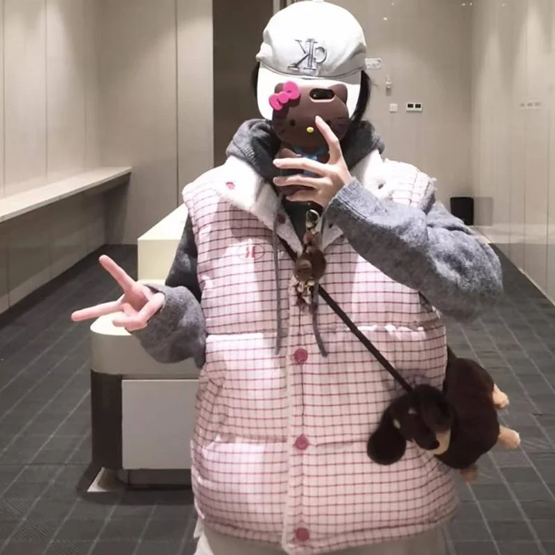 Laid-back Style Double-sided Wear Knitted Hat Sweater And Vest Set Sweet Style City Commuting Daily Use Warmth Medium Polyester
Laid-back Style Double-sided Wear Knitted Hat Sweater And Vest Set Sweet Style City Commuting Daily Use Warmth Medium Polyester