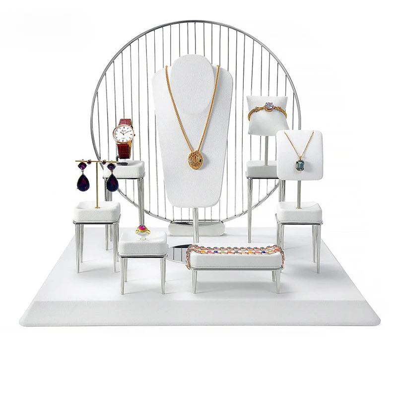 New jewelry display stand Jewelry display prop Watch necklace ring earrings bracelet jewelry rack silver
New jewelry display stand Jewelry display prop Watch necklace ring earrings bracelet jewelry rack silver