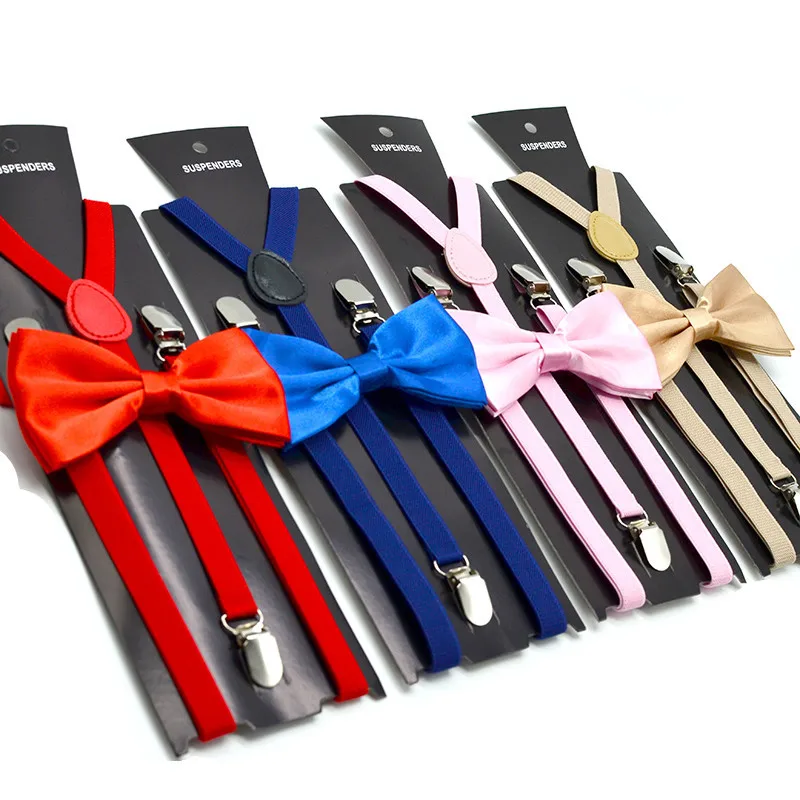 10 Pcs Soild Color Children Belt Bowtie Set Baby Boys Girls Suspenders Clip-on Y-Back Braces Bow Tie Elastic Kids Adjustable
10 Pcs Soild Color Children Belt Bowtie Set Baby Boys Girls Suspenders Clip-on Y-Back Braces Bow Tie Elastic Kids Adjustable
