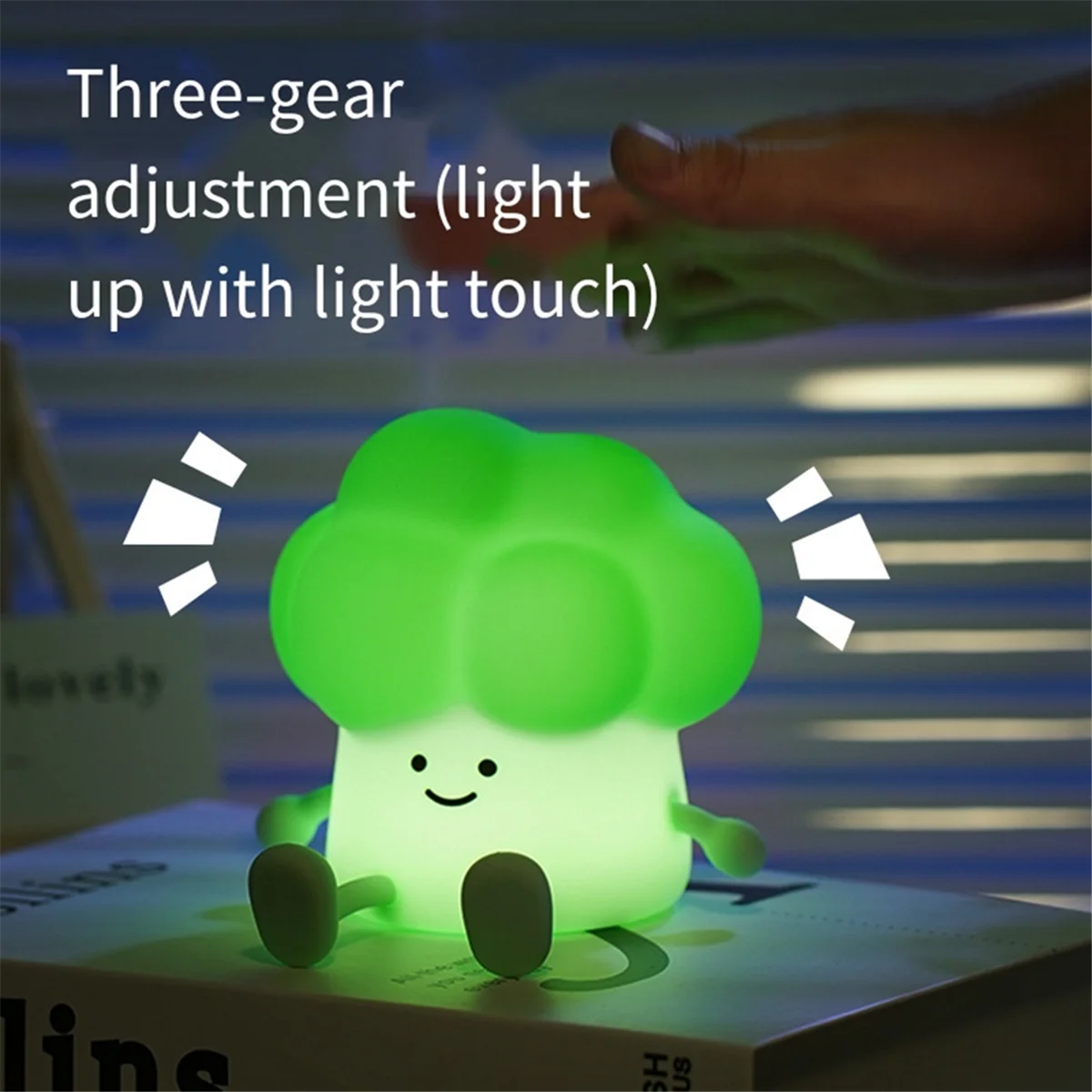live-Cute Broccoli Night Light Children LED Sleep Lamp Toddler Decoration Cartoon Baby Bedside Lamp Accompanying Sleep
live-Cute Broccoli Night Light Children LED Sleep Lamp Toddler Decoration Cartoon Baby Bedside Lamp Accompanying Sleep