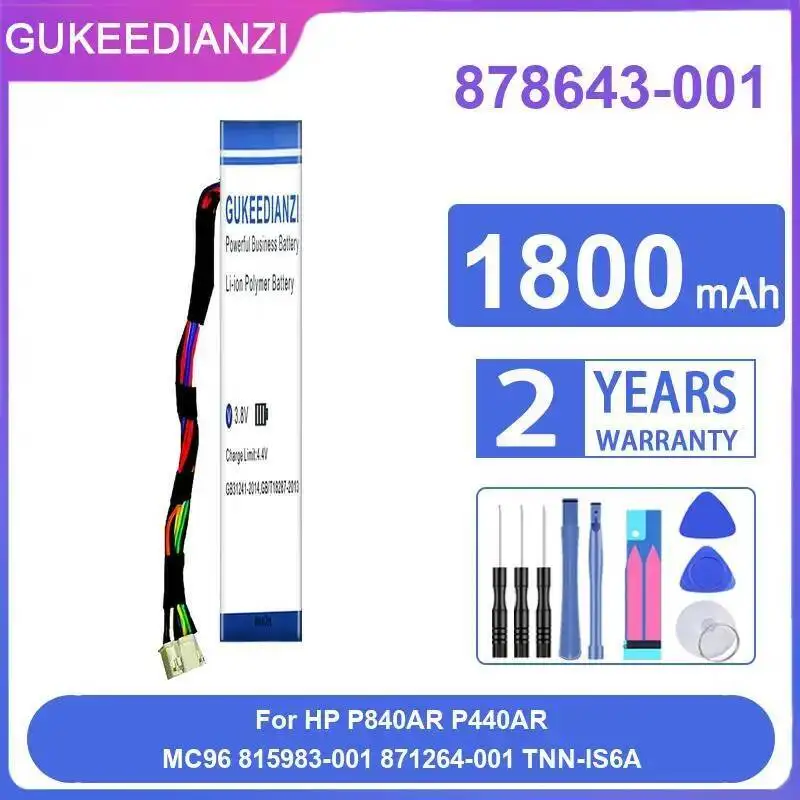 878643-001 Lightweight Stable Server Array Card Battery For HP P840AR P440AR MC96 815983-001 871264-001 Tnn-IS6A 1800Mah
878643-001 Lightweight Stable Server Array Card Battery For HP P840AR P440AR MC96 815983-001 871264-001 Tnn-IS6A 1800Mah