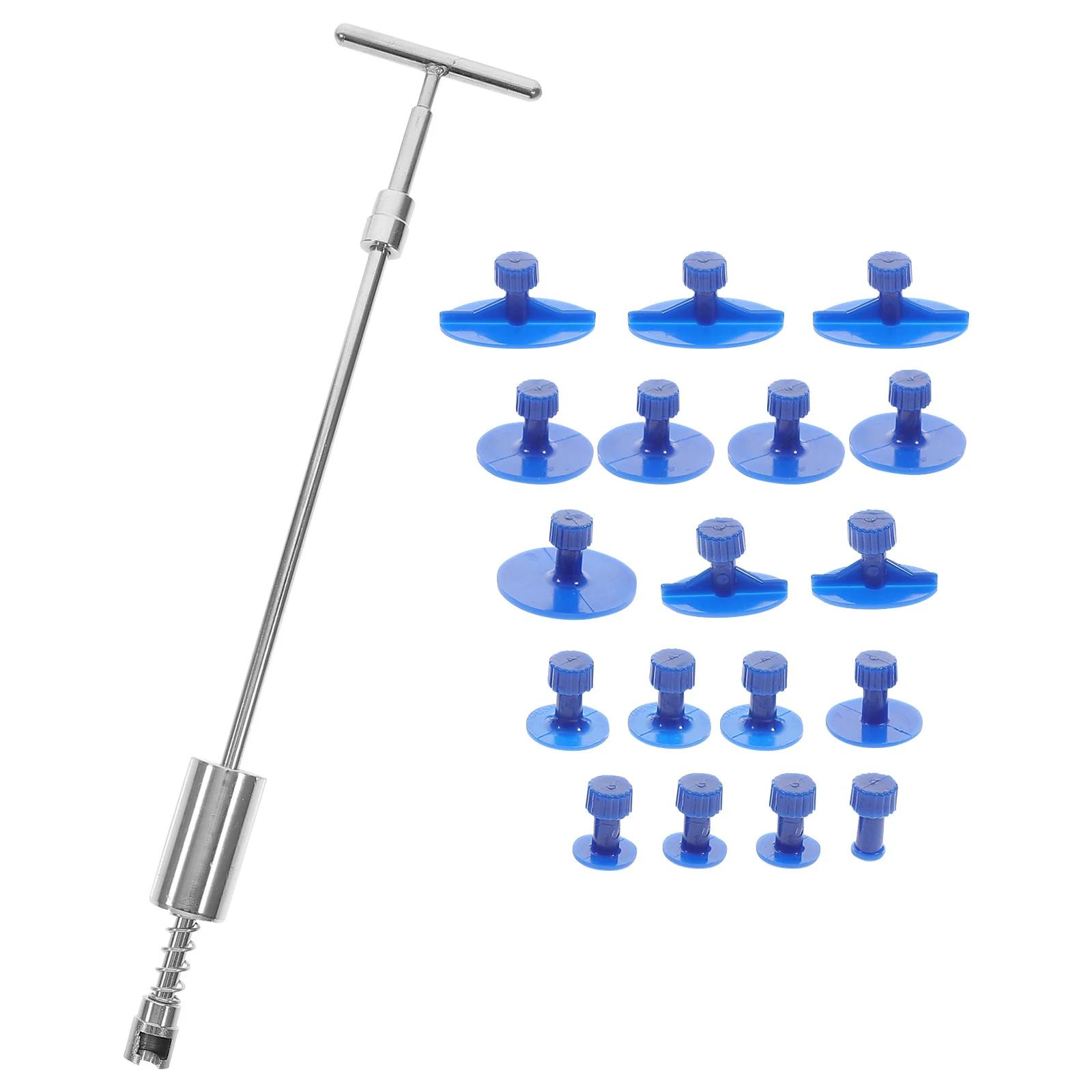 Набор инструментов для удаления вмятин, Т-образные вкладки, без покраски, ремонт автомобиля, скользящий молоток для панели кузова, инструмент для удаления вмятин
Набор инструментов для удаления вмятин, Т-образные вкладки, без покраски, ремонт автомобиля, скользящий молоток для панели кузова, инструмент для удаления вмятин