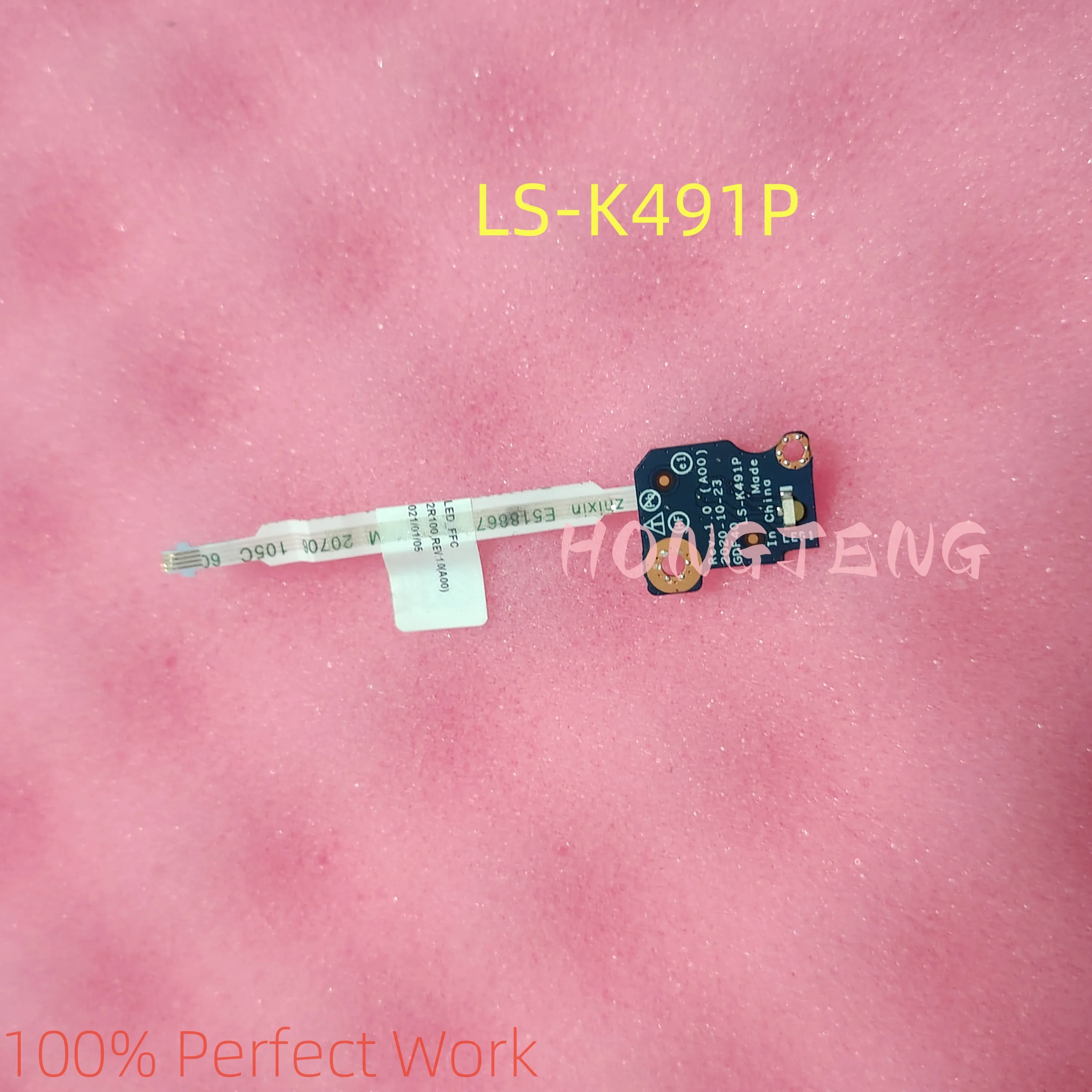 Оригинальная светодиодная плата индикатора состояния для DELL Latitude 14 5420 E5420 LS-K491P 01G1MX NBX0002R100 с кабелем, 100% идеально
Оригинальная светодиодная плата индикатора состояния для DELL Latitude 14 5420 E5420 LS-K491P 01G1MX NBX0002R100 с кабелем, 100% идеально