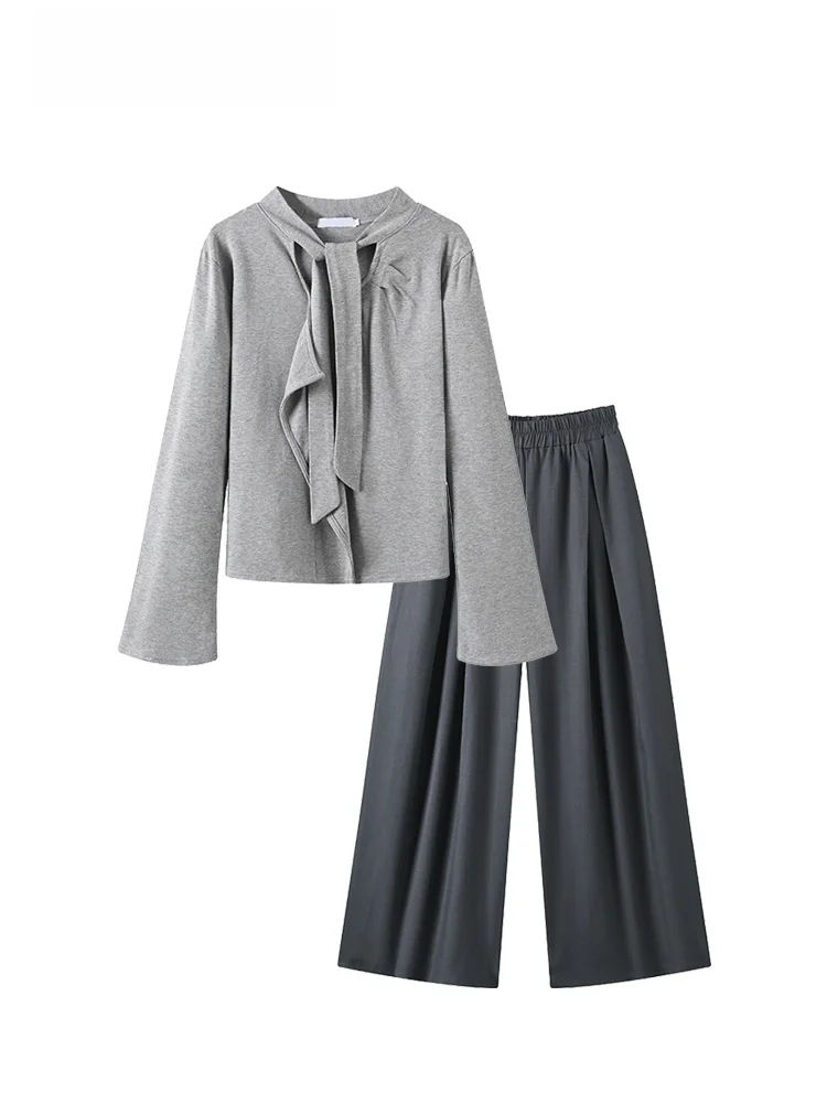 Fashionable plus Size Women's Suit Set Early Spring New Style Cara CLUB Design Sense T-Shirt Pants Outfit Polyester Fiber
Fashionable plus Size Women's Suit Set Early Spring New Style Cara CLUB Design Sense T-Shirt Pants Outfit Polyester Fiber
