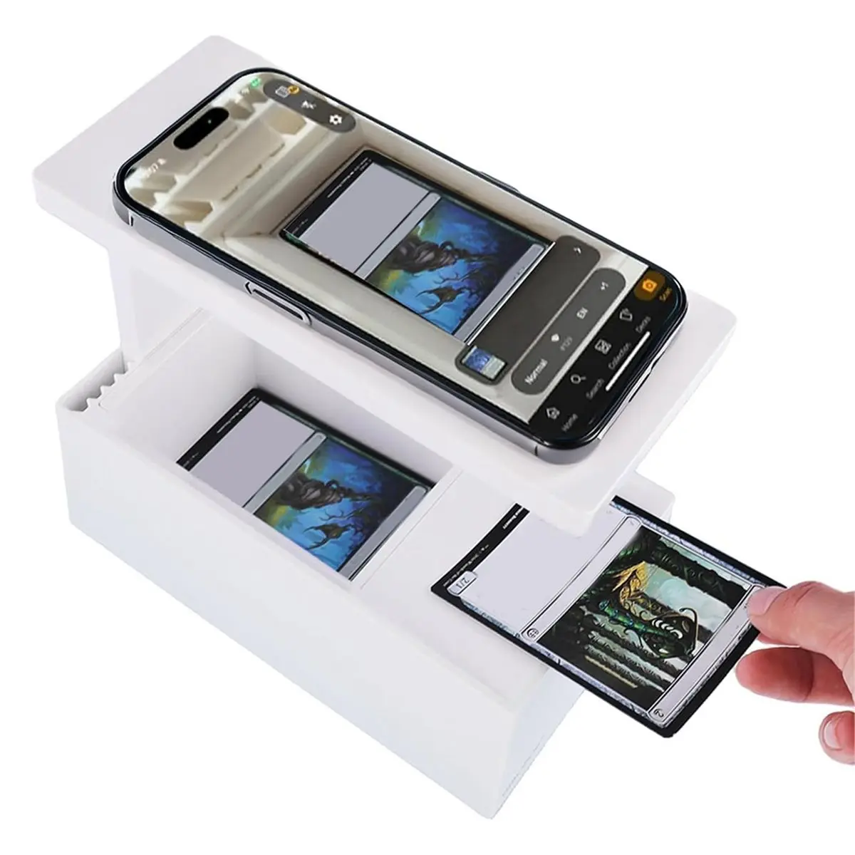 T34C Trading Card Scan Stand for Card Scanner Stand for Trading Cards with Phone Holder Trading Card Scanner
T34C Trading Card Scan Stand for Card Scanner Stand for Trading Cards with Phone Holder Trading Card Scanner