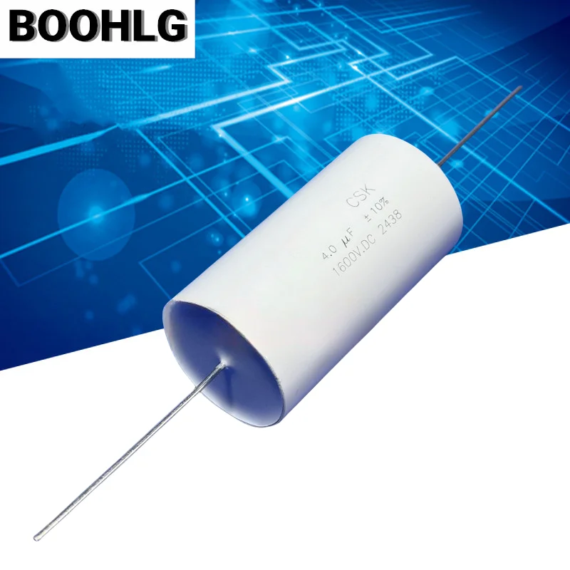 1PCS 4UF1600V 4.0UF 1600VDC 405 Polypropylene high voltage film capacitor without inductance and polarity
1PCS 4UF1600V 4.0UF 1600VDC 405 Polypropylene high voltage film capacitor without inductance and polarity
