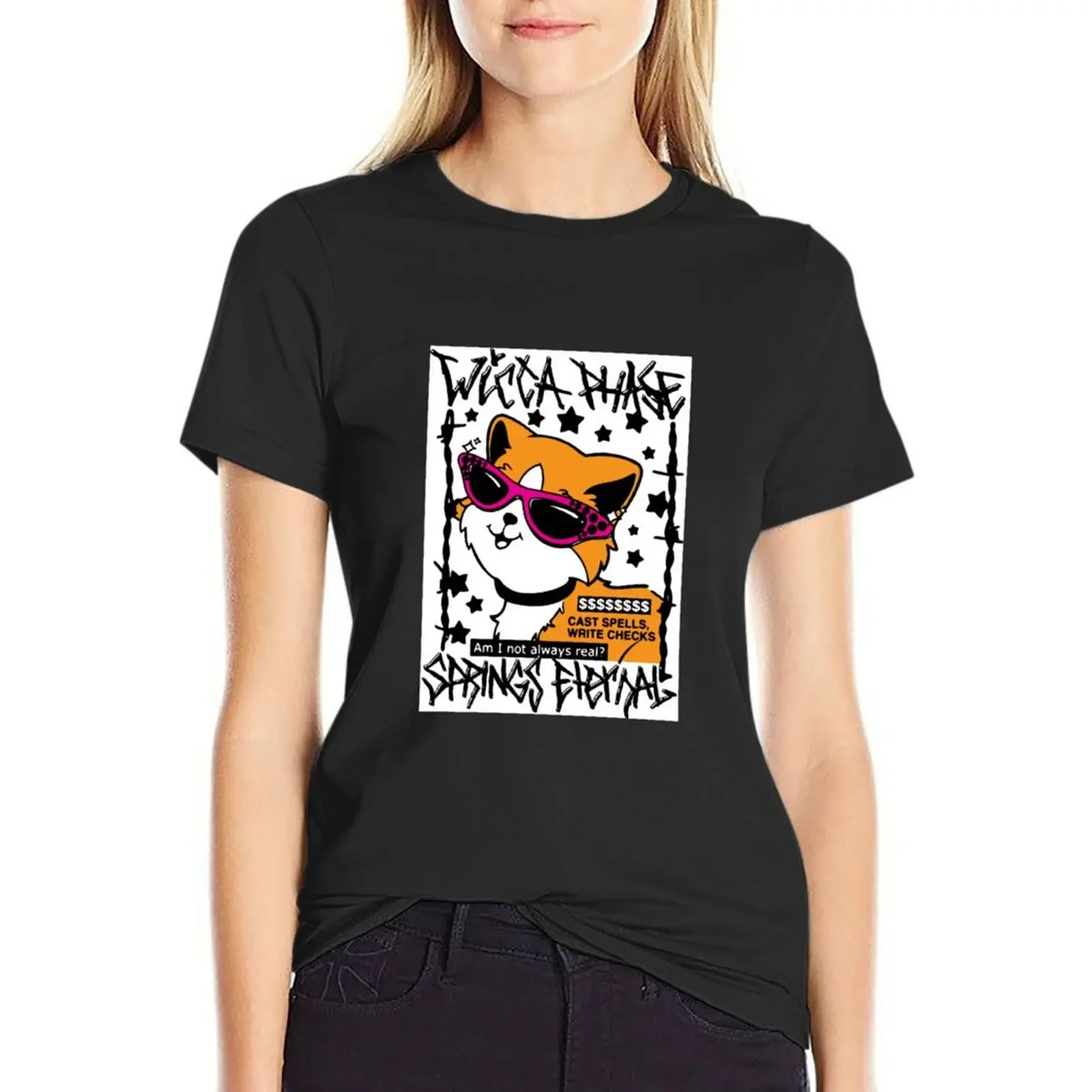 Wicca Phase Springs Eternal Cat Spells T-Shirt Aesthetic clothing customizeds sweat white t-shirt dress for Women sexy
Wicca Phase Springs Eternal Cat Spells T-Shirt Aesthetic clothing customizeds sweat white t-shirt dress for Women sexy