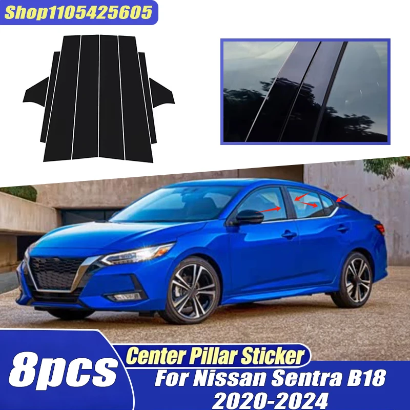 For Nissan Sentra B18 Sylphy E-Power 2020-2024 Window Trim Covers Center Film Column B C Pillar Posts Sticker Car Accessories
For Nissan Sentra B18 Sylphy E-Power 2020-2024 Window Trim Covers Center Film Column B C Pillar Posts Sticker Car Accessories
