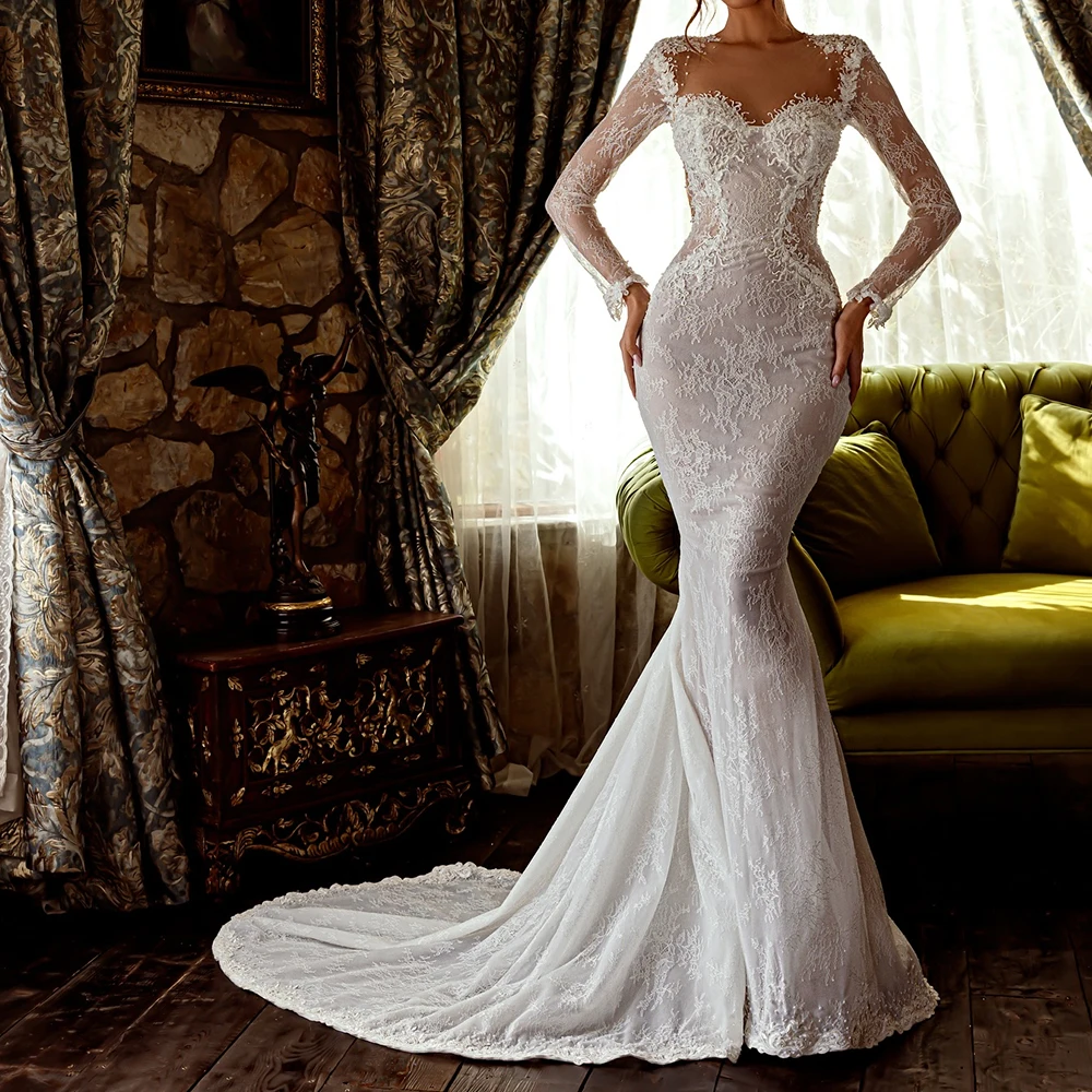 Customized Exquisite Mermaid Pearls Off the Shoulder Lace Evening Dress Fashion Square Collar Long Sleeves Bespoke Occasion Gown
Customized Exquisite Mermaid Pearls Off the Shoulder Lace Evening Dress Fashion Square Collar Long Sleeves Bespoke Occasion Gown