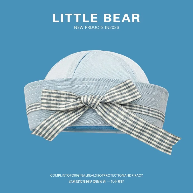 Korean Y2k Cute Blue Striped Bow Sailor Hat Women's Spring and Summer Street Flipped Brim Dome Sweet Octagonal Painter Caps
Korean Y2k Cute Blue Striped Bow Sailor Hat Women's Spring and Summer Street Flipped Brim Dome Sweet Octagonal Painter Caps